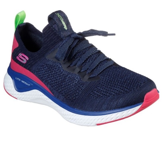 Skechers Solar Fuse Tenisky Damske Námornícka Modrá / Viacfarebný | 072-DLFKET