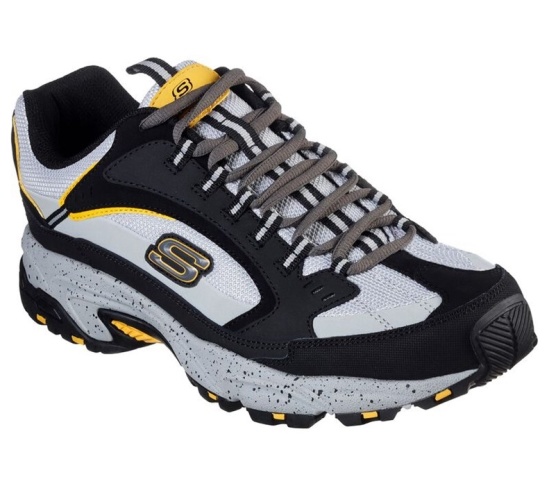 Skechers Stamina - Cutback Tenisky Panske Čierne / Siva | 264-YLDWTG