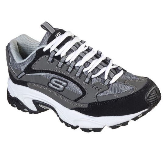Skechers Stamina - Nuovo Tenisky Panske Siva / Čierne | 094-KVGJLX