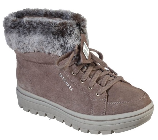 Skechers Street Cleats - Everyday Chillz Cizmy Damske Svetlo Hnede | 572-UEHRJT