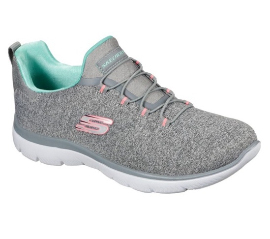 Skechers Summits - Quick Getaway Tenisky Damske Siva / Viacfarebný | 719-TLSFIH