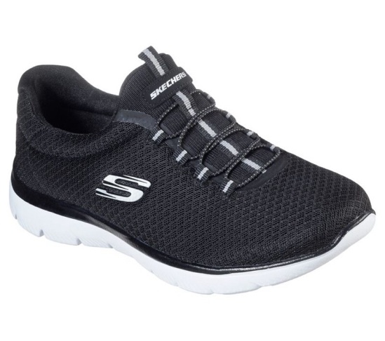 Skechers Summits Tenisky Damske Čierne / Biele | 364-NMZVCG