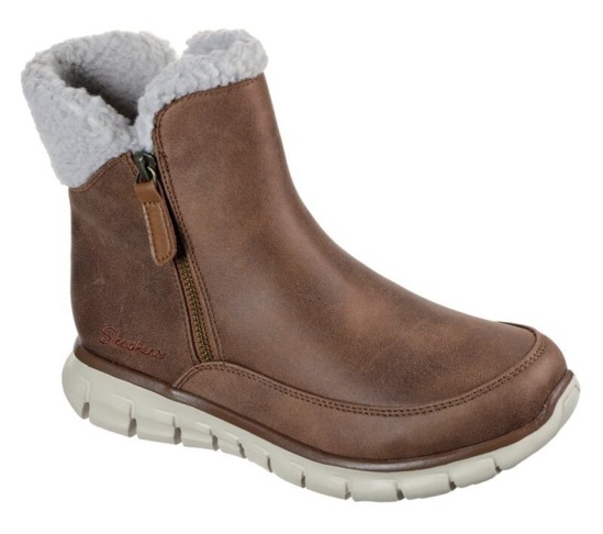 Skechers Synergy - Collab Cizmy Damske Hnede | 893-HLNZFM