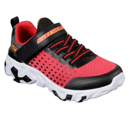 Skechers Techno Strides Tenisky Chlapcenske Červené / Siva | 142-SCFVRA