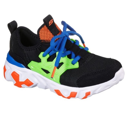 Skechers Techno Strides - Worizo Tenisky Chlapcenske Čierne / Viacfarebný | 601-ZJIUMS