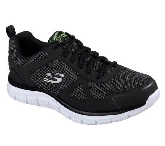 Skechers Tracking - Bucolo Tenisky Panske Čierne / Biele | 901-HJAMLY