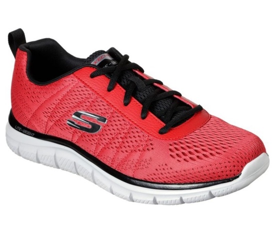 Skechers Tracking - Moulton Tenisky Panske Červené / Čierne | 748-INEQFV