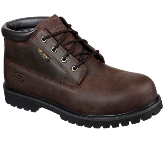 Skechers Trevok St Wp Pracovne Cizmy Panske Hnede | 079-WGRNSY