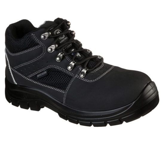 Skechers Trophus - Letic St Pracovne Cizmy Panske Čierne | 204-UGMIPW