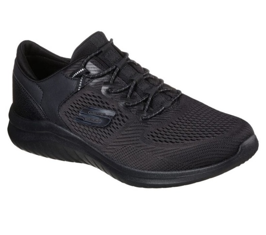 Skechers Ultra Flex 2.0 - Kerlem Slip On Panske Čierne | 705-MCGPSB