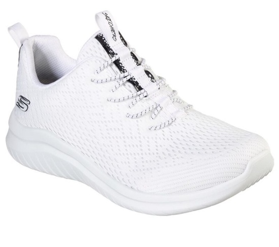Skechers Ultra Flex 2.0 - Lite-Groove Slip On Damske Biele | 578-HFLUAS
