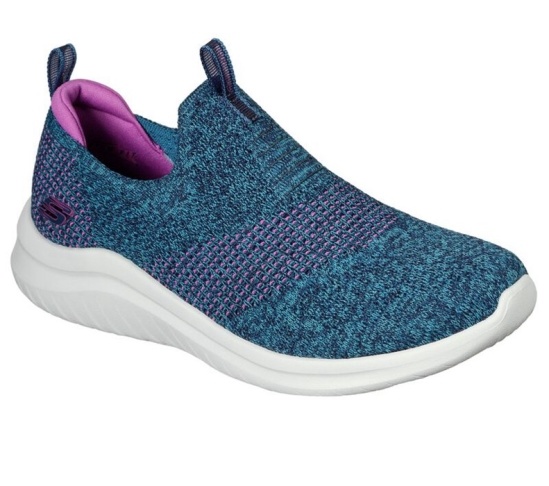 Skechers Ultra Flex 2.0 - Pretty Dazzling Slip On Damske Námornícka Modrá / Nachový | 058-FXPKBG