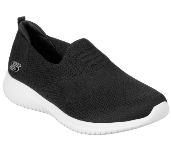 Skechers Ultra Flex - Harmonious Slip On Damske Čierne | 253-WEMIUA
