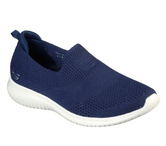 Skechers Ultra Flex - Harmonious Slip On Damske Námornícka Modrá | 392-KOZCLY