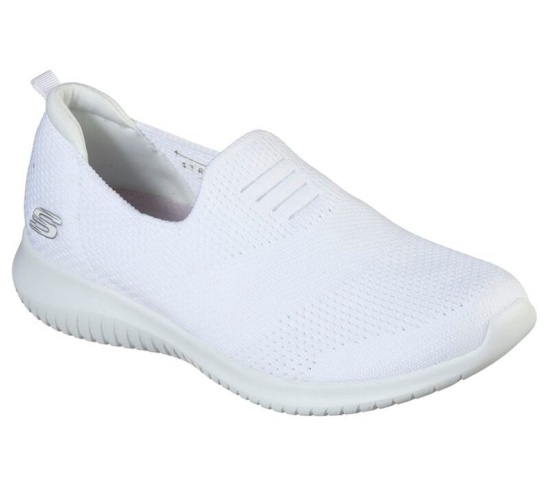 Skechers Ultra Flex - Harmonious Slip On Damske Biele | 708-HYKIVS
