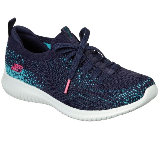 Skechers Ultra Flex - Twilight Twinkle Slip On Damske Námornícka Modrá / Modre | 724-AHERPM
