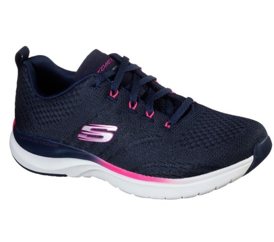 Skechers Ultra Groove - Pure Vision Tenisky Damske Námornícka Modrá / Ruzove | 615-KUHEAB