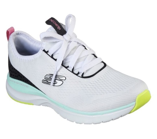 Skechers Ultra Groove - Quick Advantage Tenisky Damske Biele / Viacfarebný | 358-TRCOBI