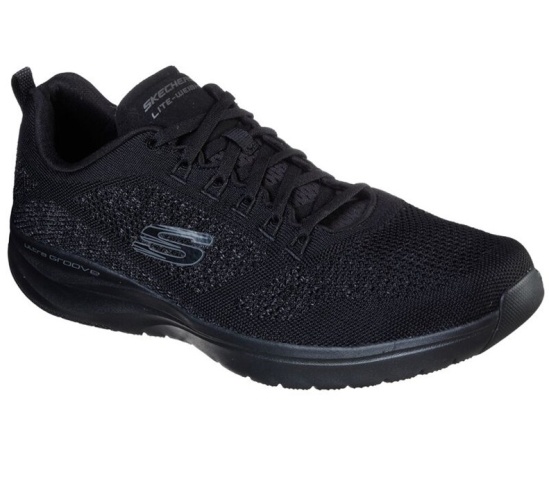 Skechers Ultra Groove - Royal Dragoon Tenisky Panske Čierne | 910-XNEWAJ
