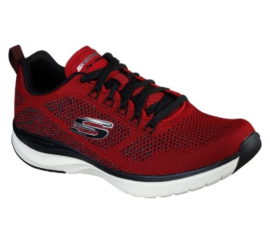 Skechers Ultra Groove - Royal Dragoon Tenisky Panske Červené / Čierne | 918-MECQSA