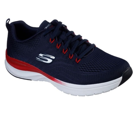 Skechers Ultra Groove - Templar Tenisky Panske Námornícka Modrá / Červené | 231-SCHIEJ