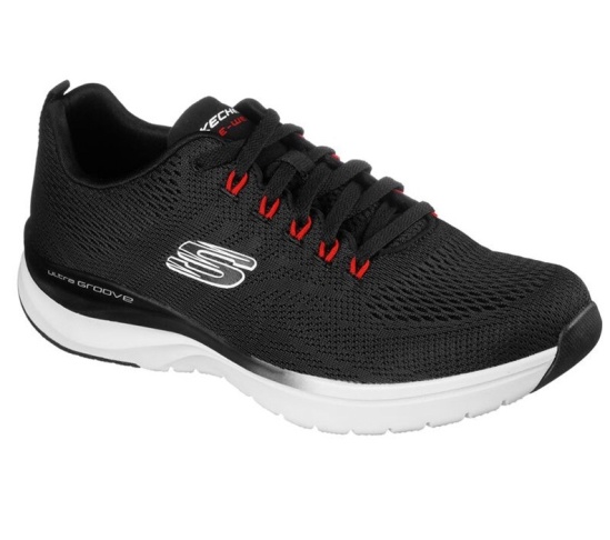 Skechers Ultra Groove - Templar Tenisky Panske Čierne | 264-CIWOAU
