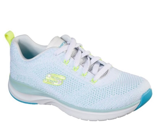 Skechers Ultra Groove Tenisky Damske Biele / Tyrkysové | 632-JKLIDB