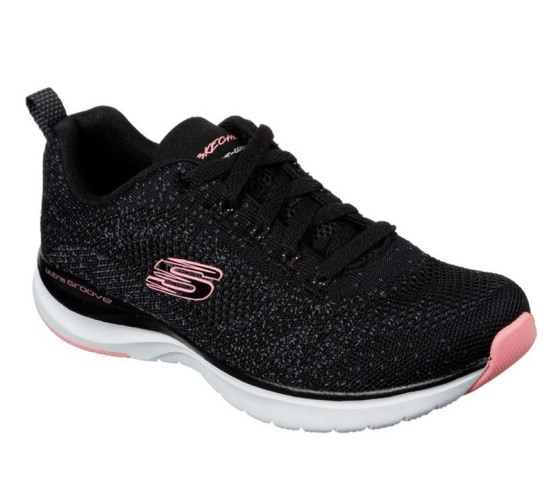 Skechers Ultra Groove Tenisky Damske Čierne / Ruzove | 487-MTOGNR