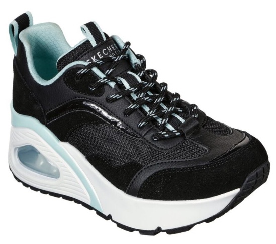 Skechers Uno Hi - Big Steps Tenisky Damske Čierne | 791-SUCWQM
