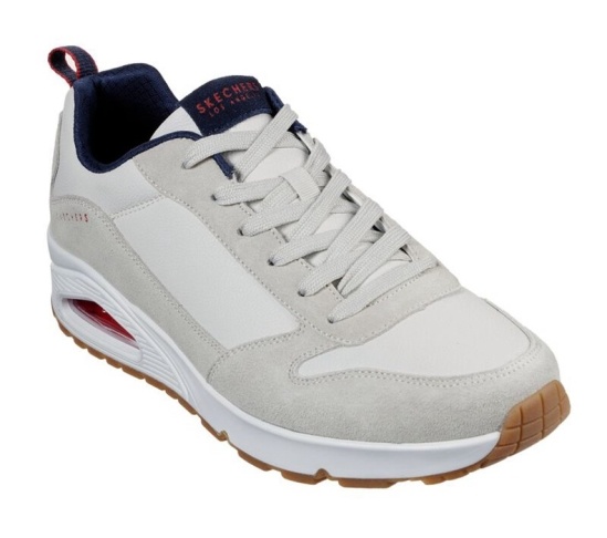 Skechers Uno - Stacre Tenisky Panske Biele | 814-DOSFZI