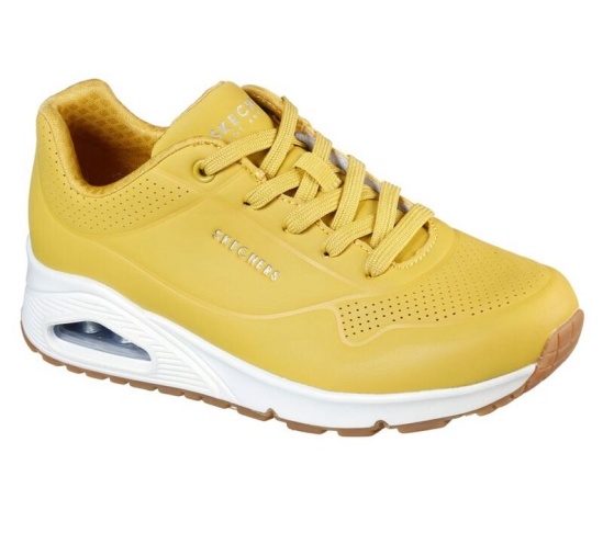 Skechers Uno - Stand On Air Tenisky Damske Žlté | 061-PNCZBH