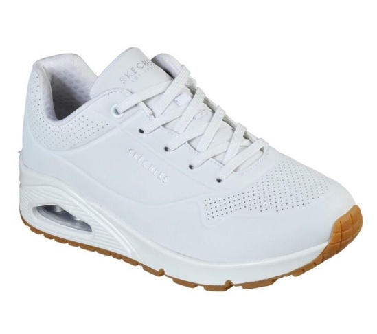 Skechers Uno - Stand On Air Tenisky Damske Biele | 548-BMTFZA