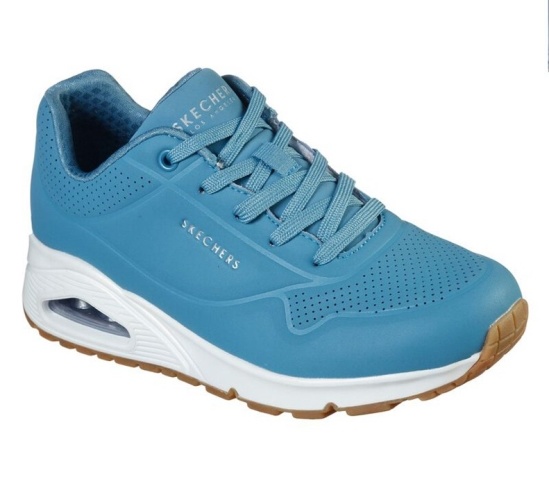 Skechers Uno - Stand On Air Tenisky Damske Modre | 548-TQAERY