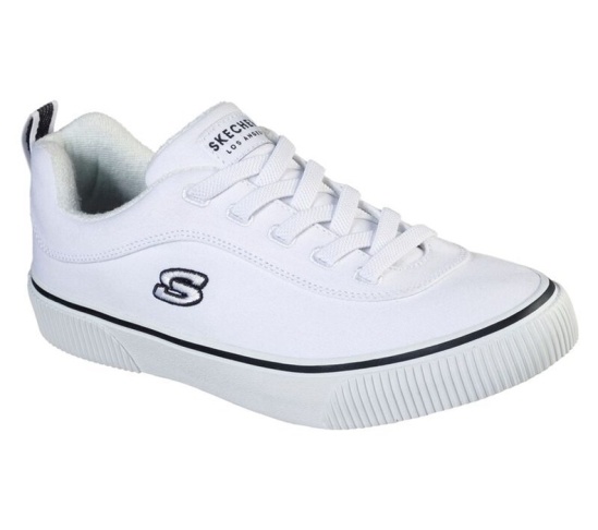 Skechers V'lites 2 - Round The Edge Slip On Damske Biele | 462-HQCRZG