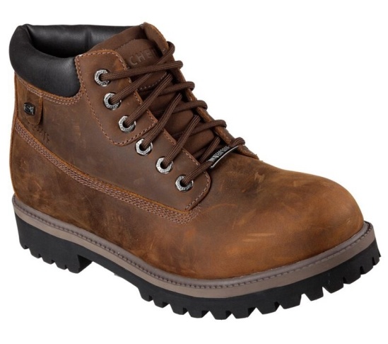 Skechers Verdict Cizmy Panske Hnede | 053-GJBSOD