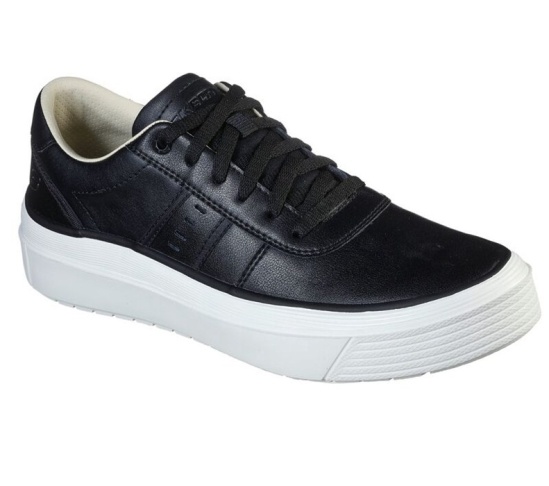 Skechers Viewport - Brambo Tenisky Panske Čierne / Biele | 689-TDPKMG