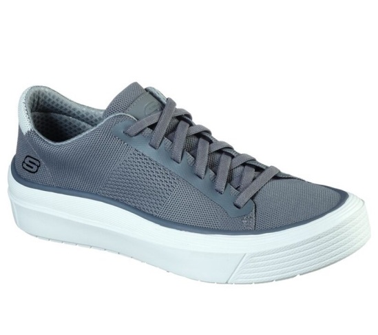 Skechers Viewport - Heldren Slip On Panske Siva | 140-JVFPUO