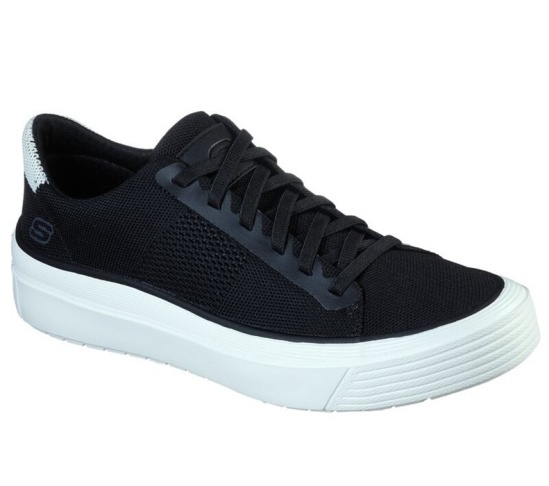Skechers Viewport - Heldren Slip On Panske Čierne | 293-IHMEDK