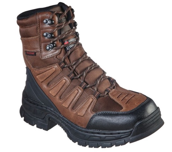Skechers Vinten - Courtenay Wp Sr Pracovne Cizmy Panske Hnede | 604-GFUKNI