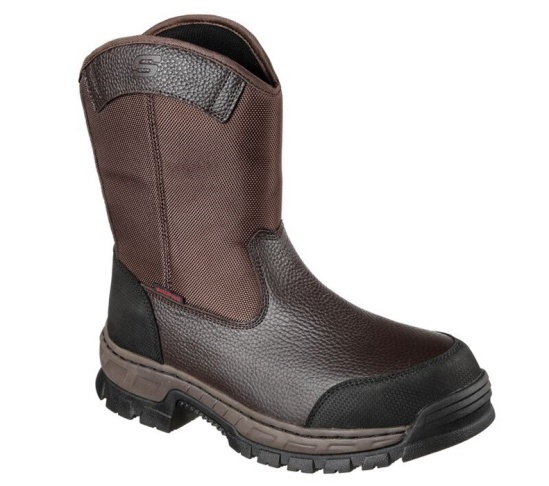 Skechers Vinten - Wibaux Comp Spicou Wp Pracovne Cizmy Panske Hnede | 645-QXPKND