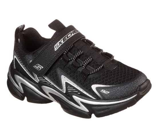 Skechers Wavetronic Tenisky Chlapcenske Čierne / Strieborne | 204-REUFJN