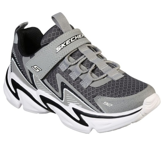 Skechers Wavetronic Tenisky Chlapcenske Siva / Čierne | 648-MCYPQO