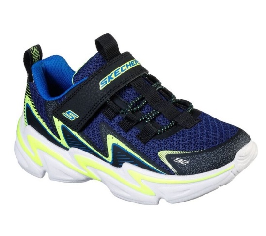 Skechers Wavetronic Tenisky Chlapcenske Čierne / Námornícka Modrá | 697-JZCUKS